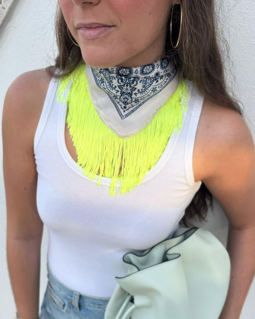 Neon summer scarf