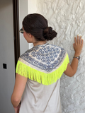 Neon summer scarf