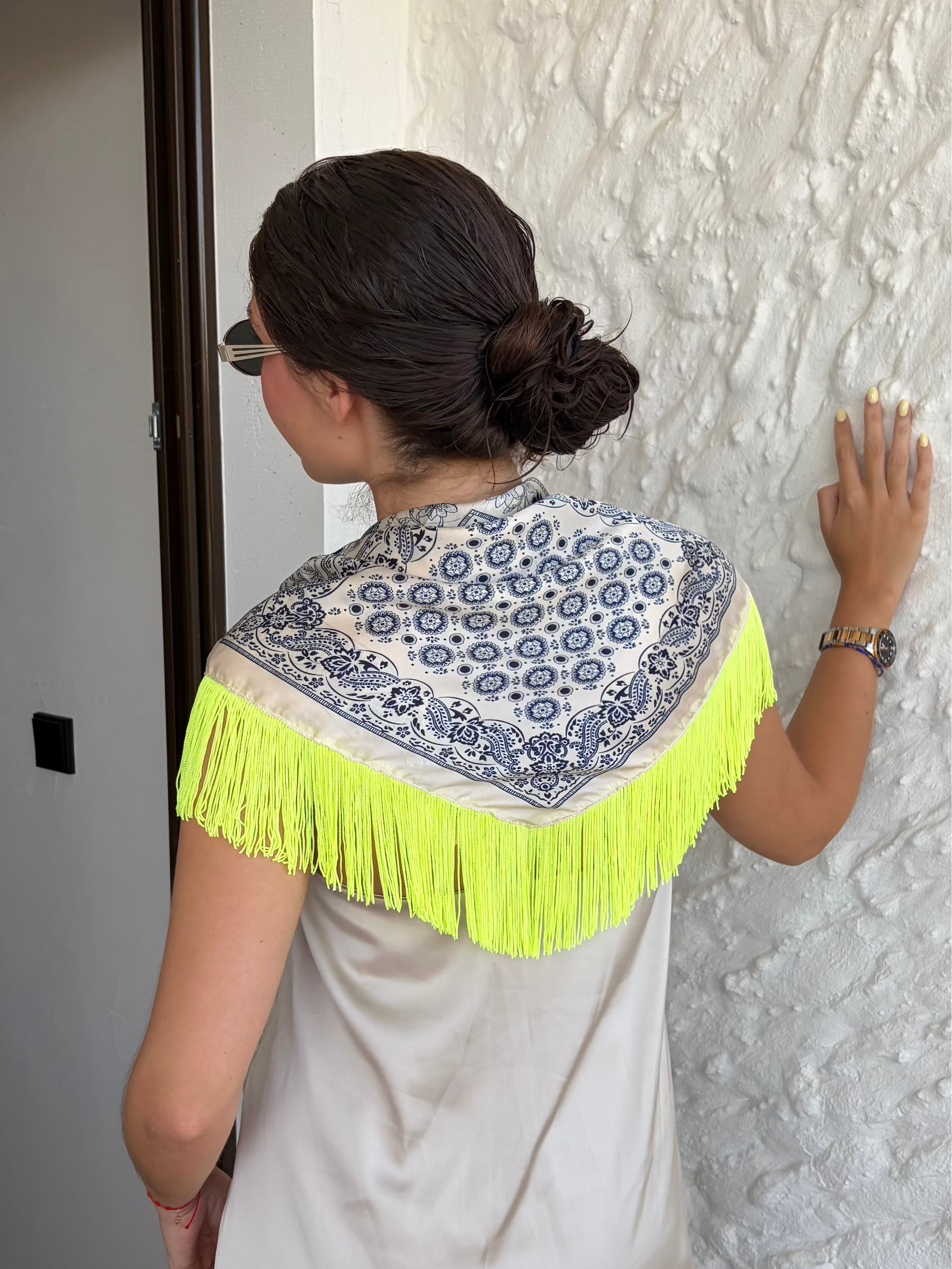 Neon summer scarf